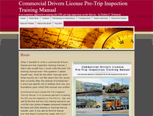 Tablet Screenshot of cdlpretripinspection.com